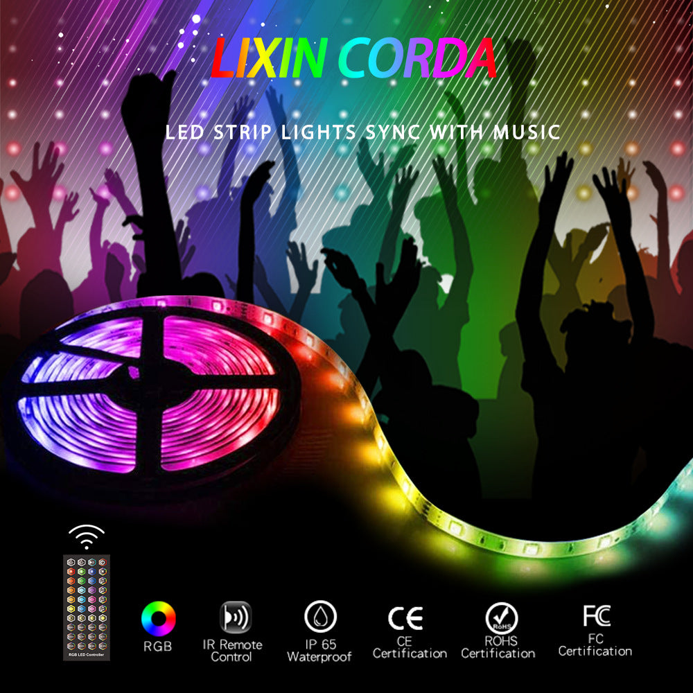 Tira de luces LED que cambian de color