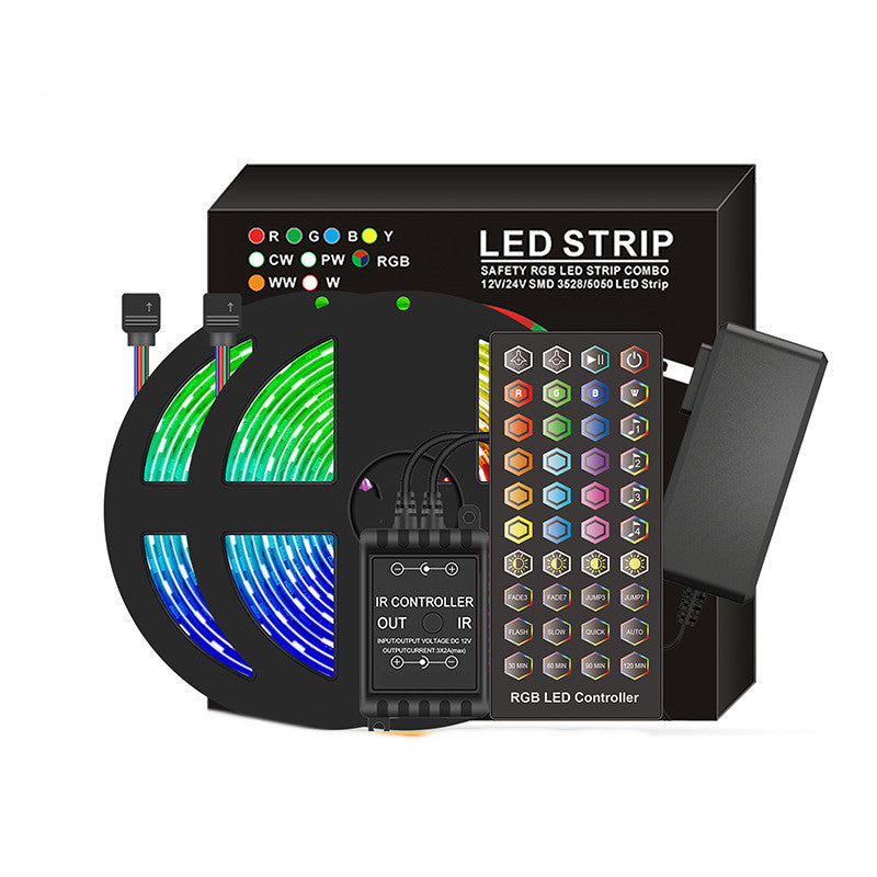 Tira de luces LED que cambian de color